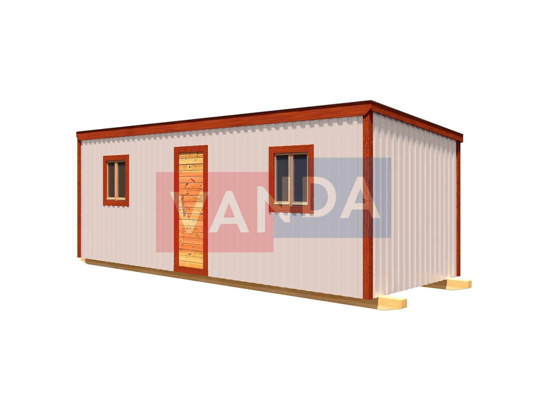 Строительная утепленная бытовка №4 (вариант 2)